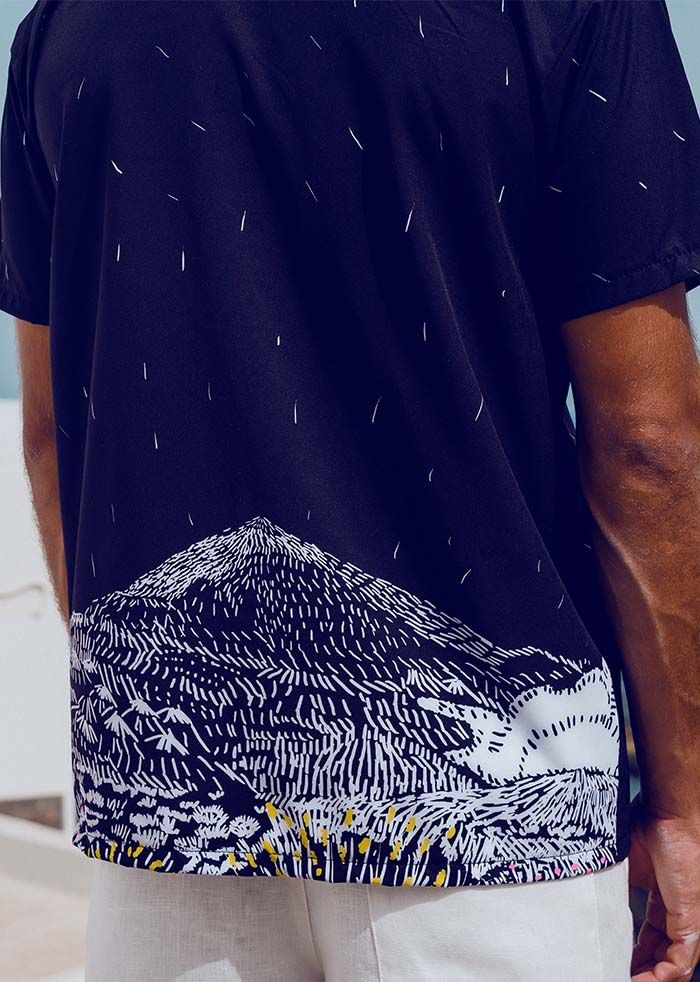 Camiseta botones Teide
