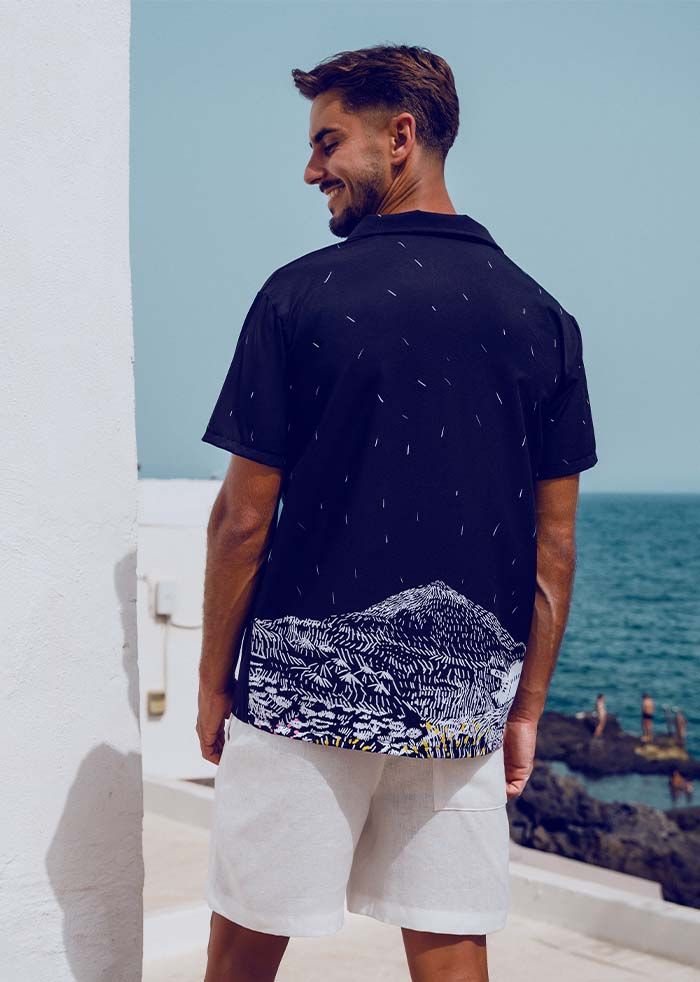 Camiseta botones Teide